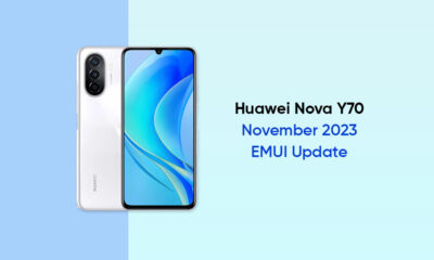 Huawei Nova Y70 November 2023 update