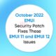 October 2022 EMUI security issues