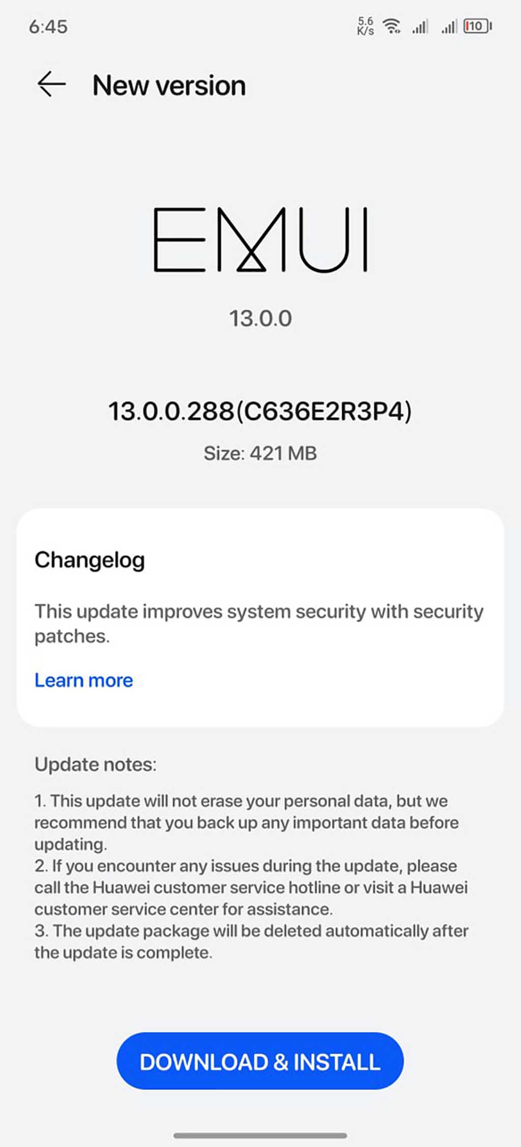 February 2024 update Huawei P50 Pro