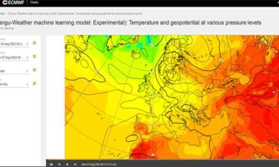 Huawei Pangu-Weather model European website