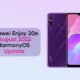 Huawei Enjoy 20e August 2022 HarmonyOS update