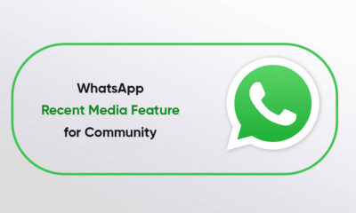 WhatsApp recent community media