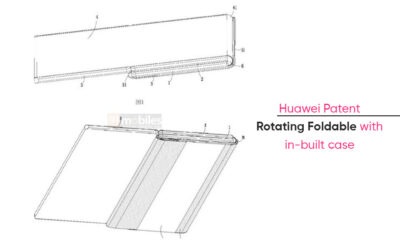 Huawei rotating foldable patent