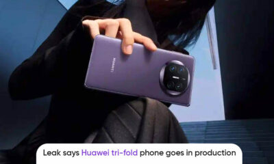 Huawei triple foldable production