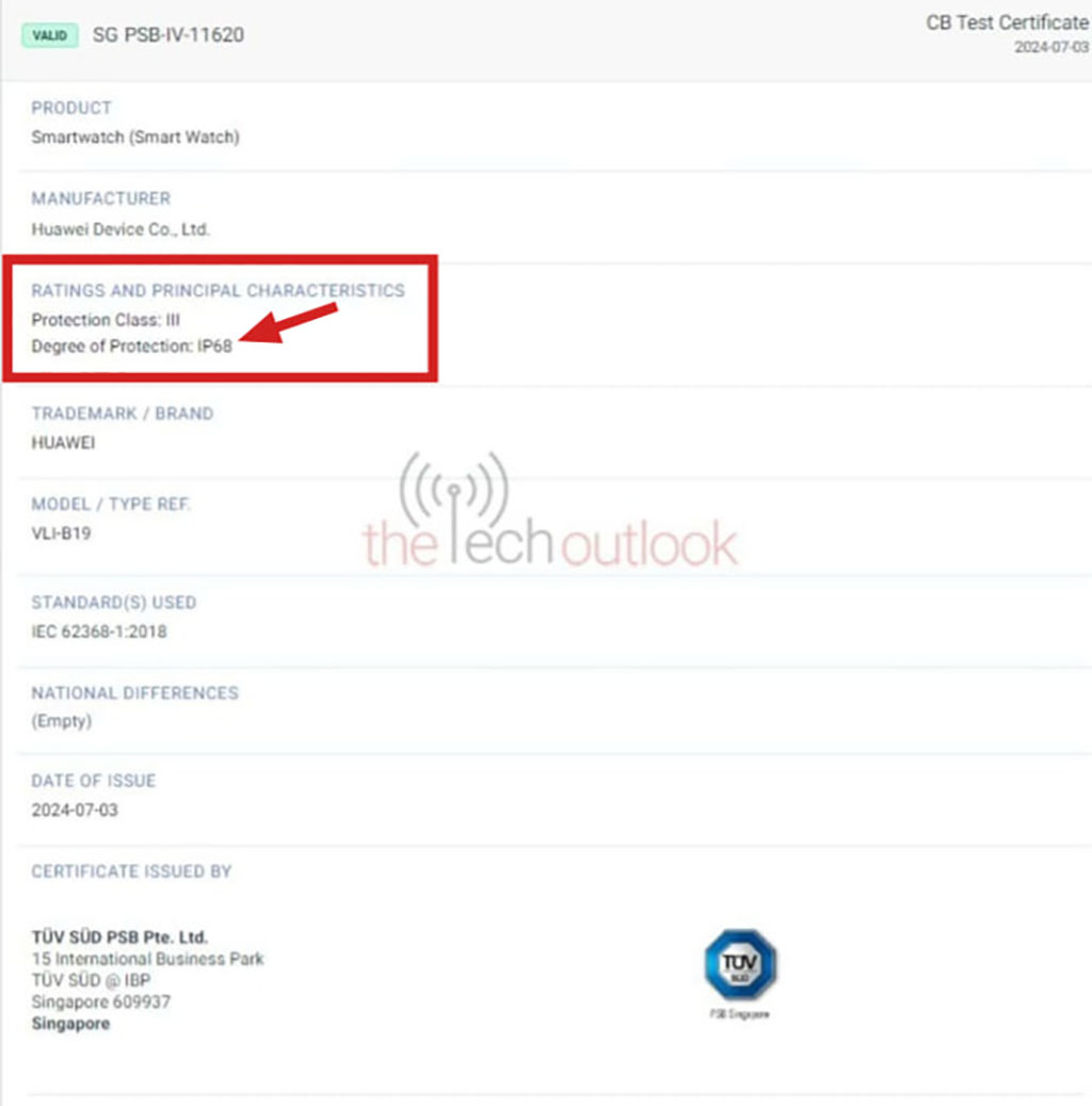 Huawei Watch GT 5 Indonesian certification