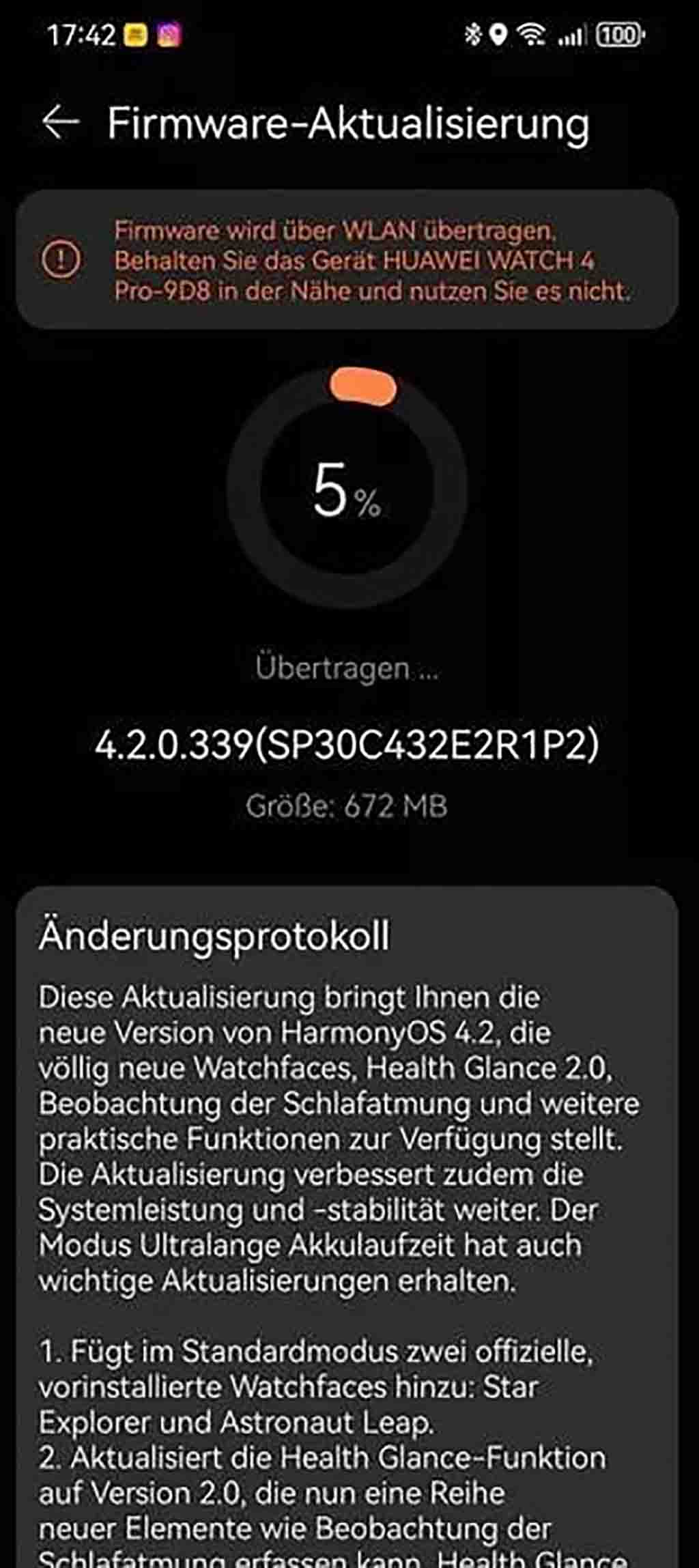 Huawei Watch 4 Pro HarmonyOS 4.2 global