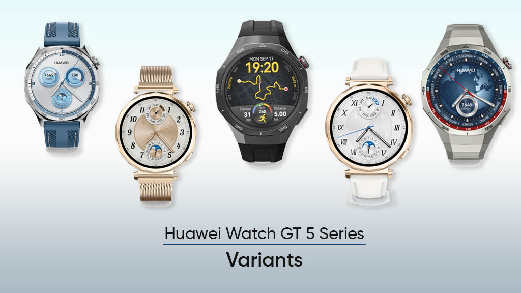 Huawei Watch GT 5 variants