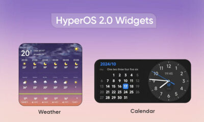 HyperOS 2 Weather Calendar widgets