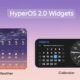 HyperOS 2 Weather Calendar widgets